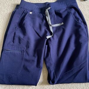 FIGS Women Zamora Jogger, Scrub pant - Navy - Size SMALL TALL